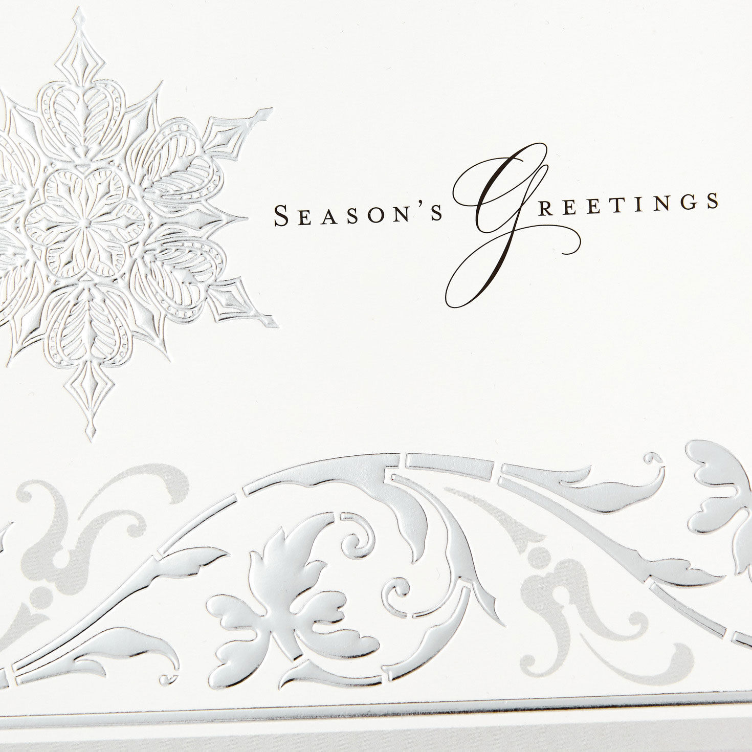 Snowflake Boxed Christmas Cards Bulk Pack cover detail image number 5
