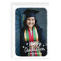 White Frame Custom Graduation Card, , large image number 1