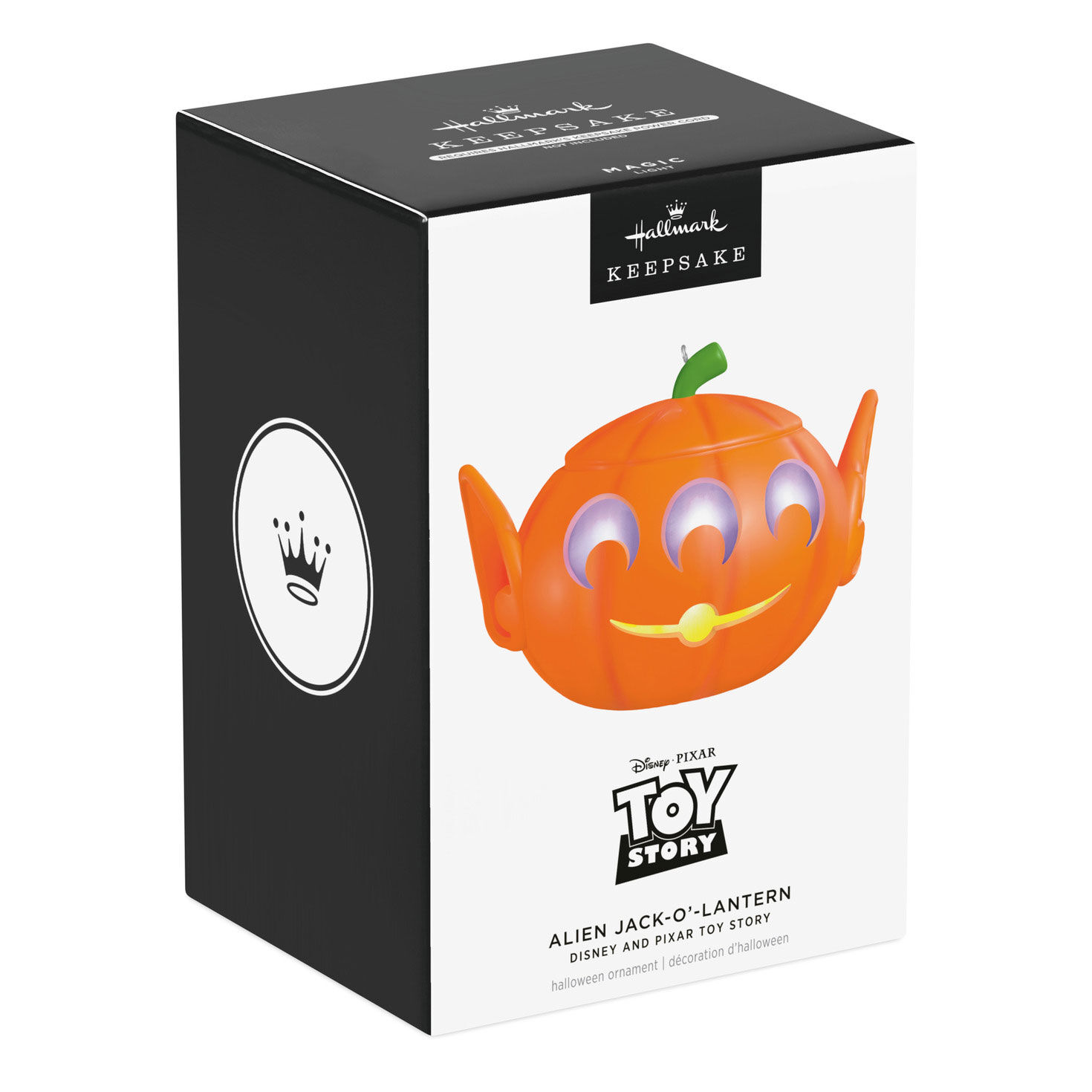 Light-Up Toy Story Alien Pumpkin Keepsake Ornament Package Front image number 5