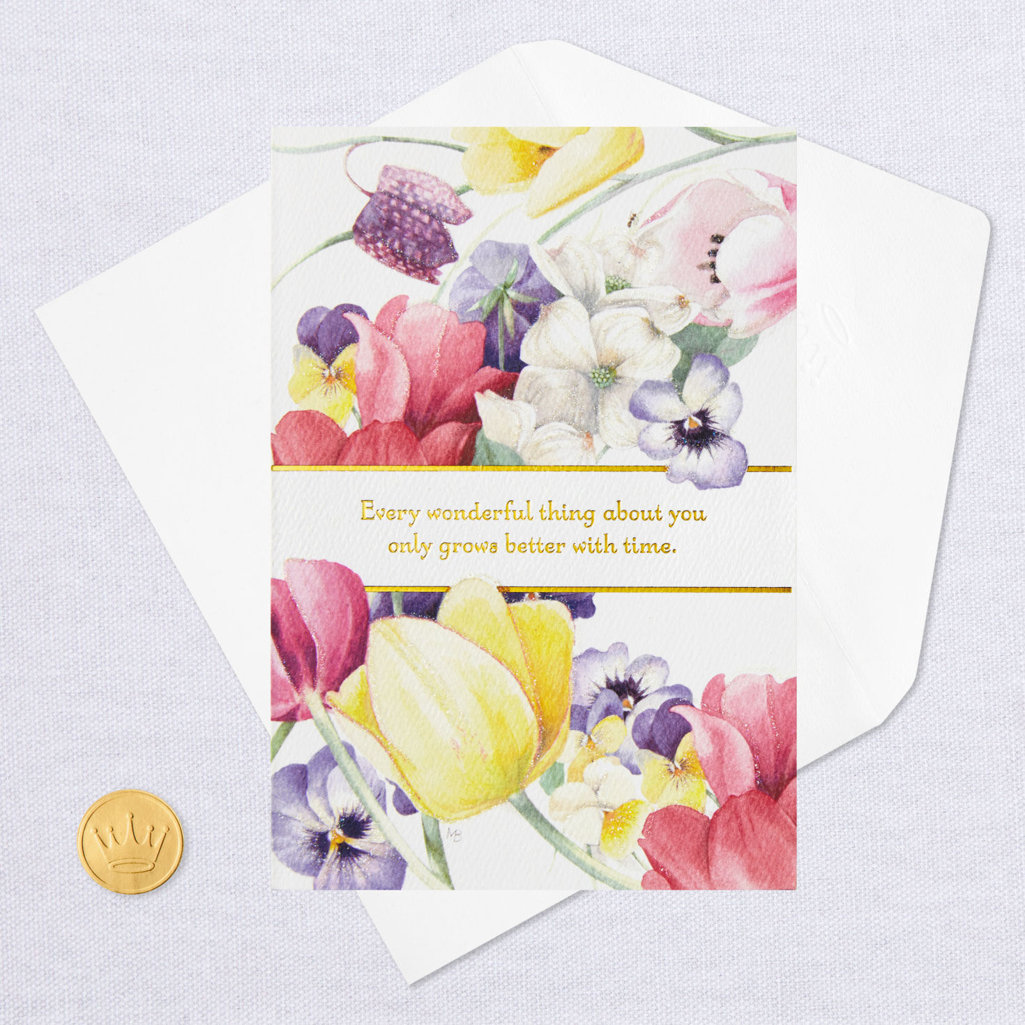 Marjolein Bastin Better With Time Birthday Card for Her, , large image number 4