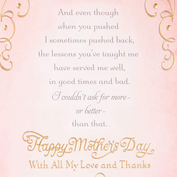 I Owe Everything to You Mother's Day Card For Mom, , large image number 2