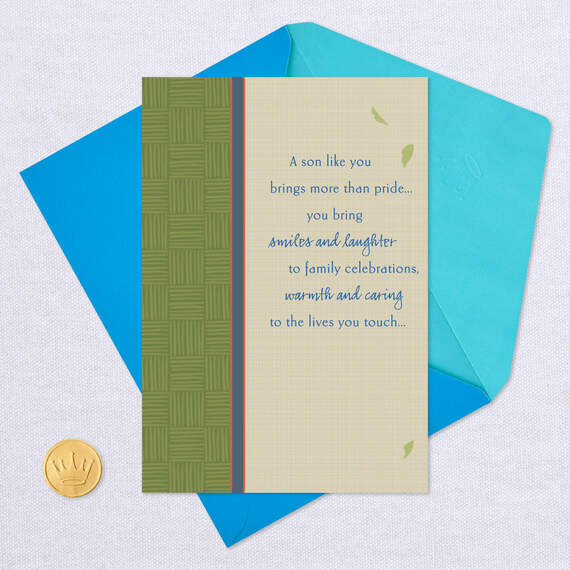 You Bring Pride and Happiness Father's Day Card for Son, , large image number 5