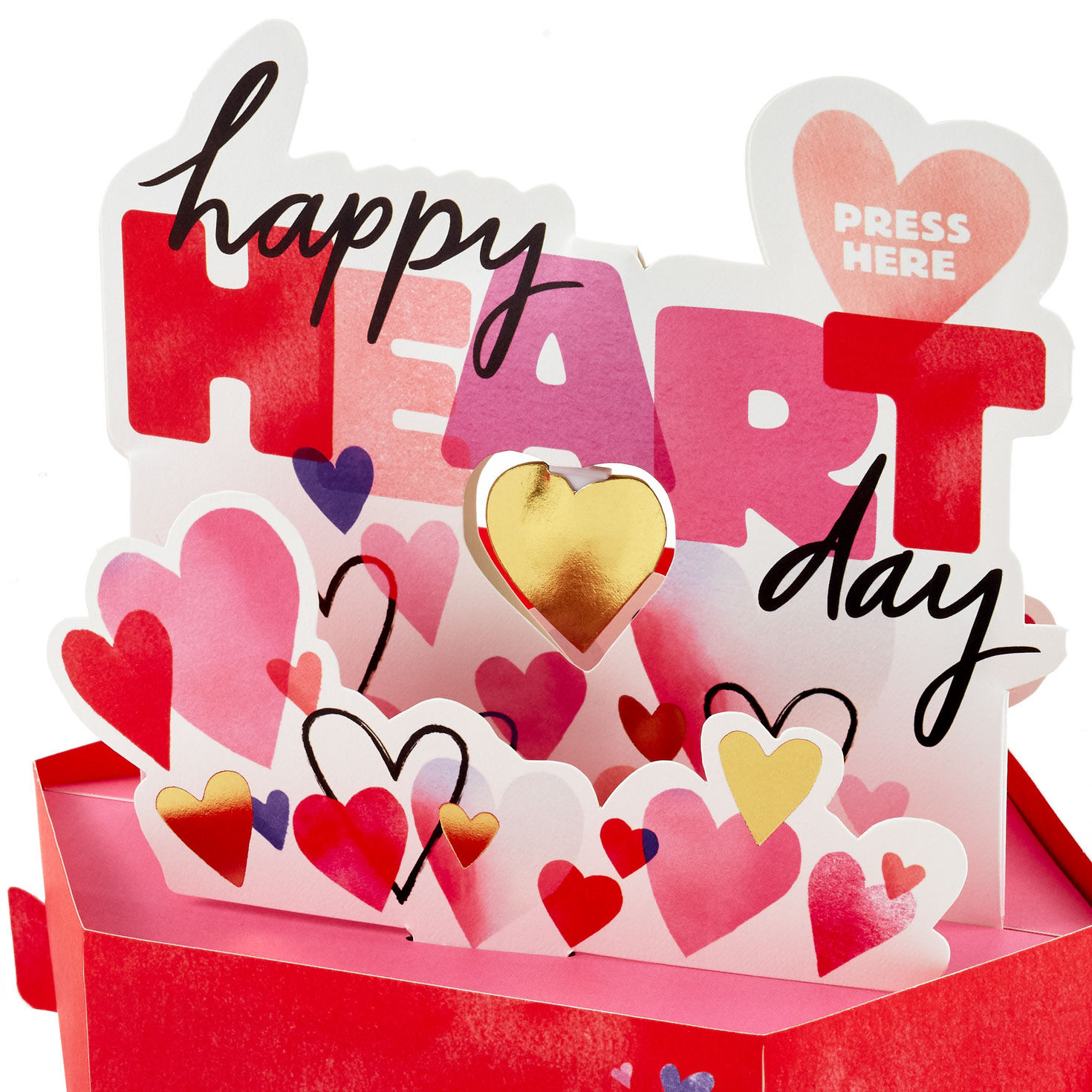 Happy Heart Day Musical 3D Pop-Up Valentine's Day Card With Motion, , large image number 5