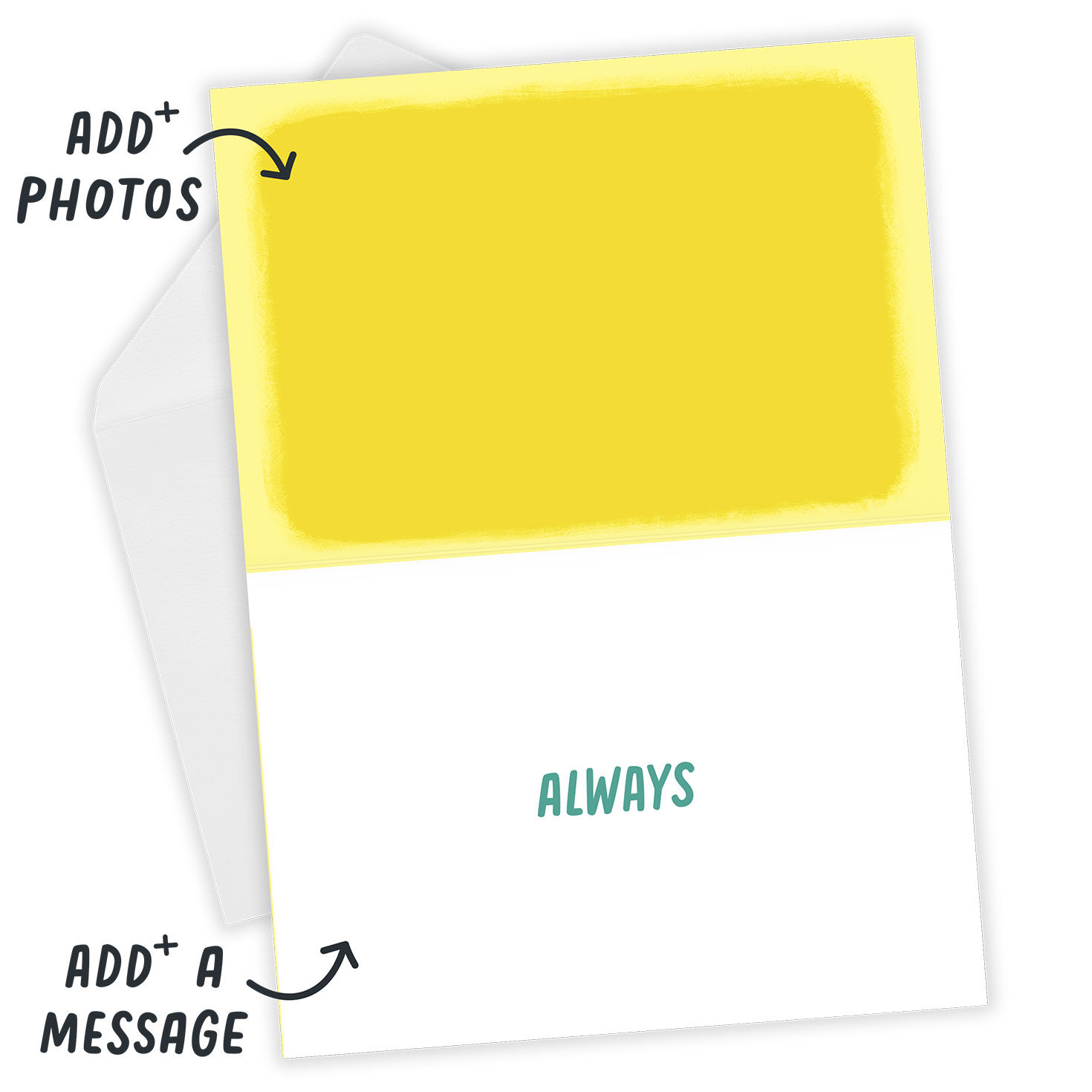 Personalized So Proud Lettering Photo Card  image number 4