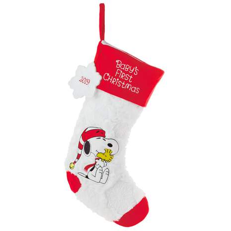 Peanuts® Snoopy Baby's First Christmas 2019 Stocking, , large