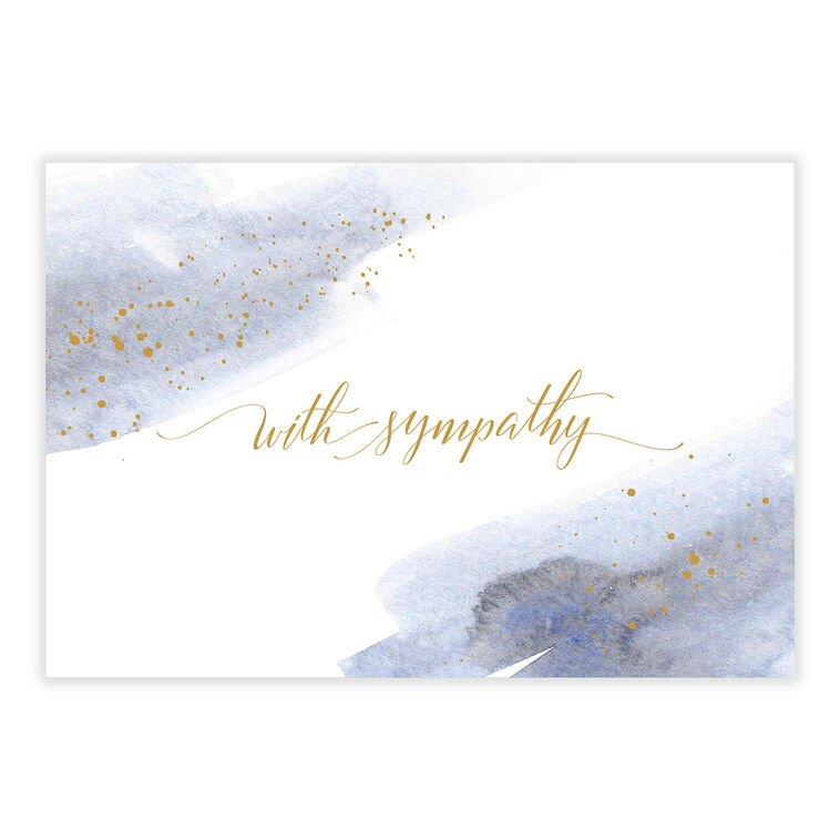 Watercolor Brushstrokes Sympathy eCard, , large image number 2