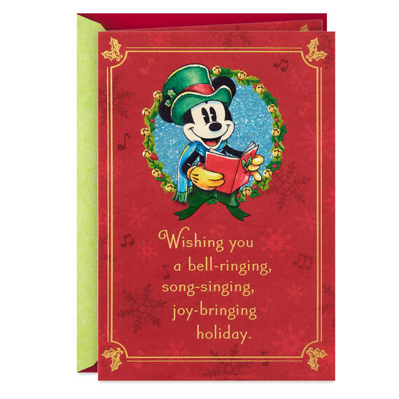 Disney Mickey Mouse and Friends Christmas Card