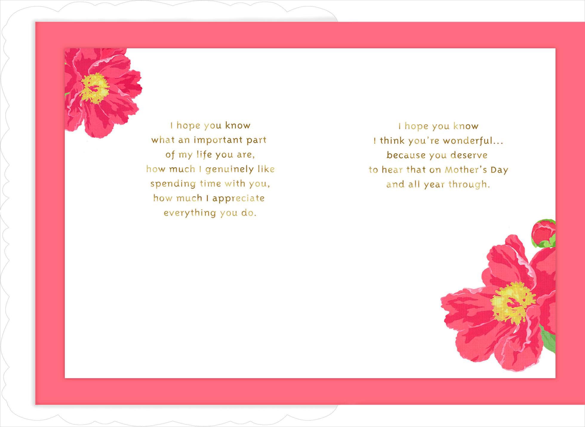 Framed Roses Mother's Day Card