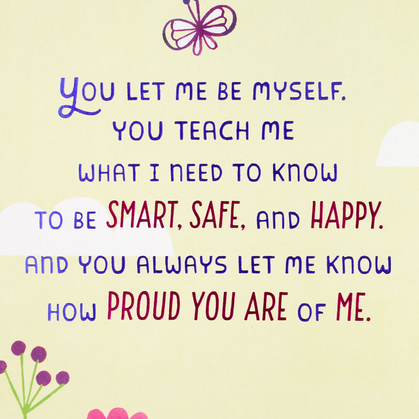 Loved and So, So Lucky Mother's Day Card for Mom, , large image number 2