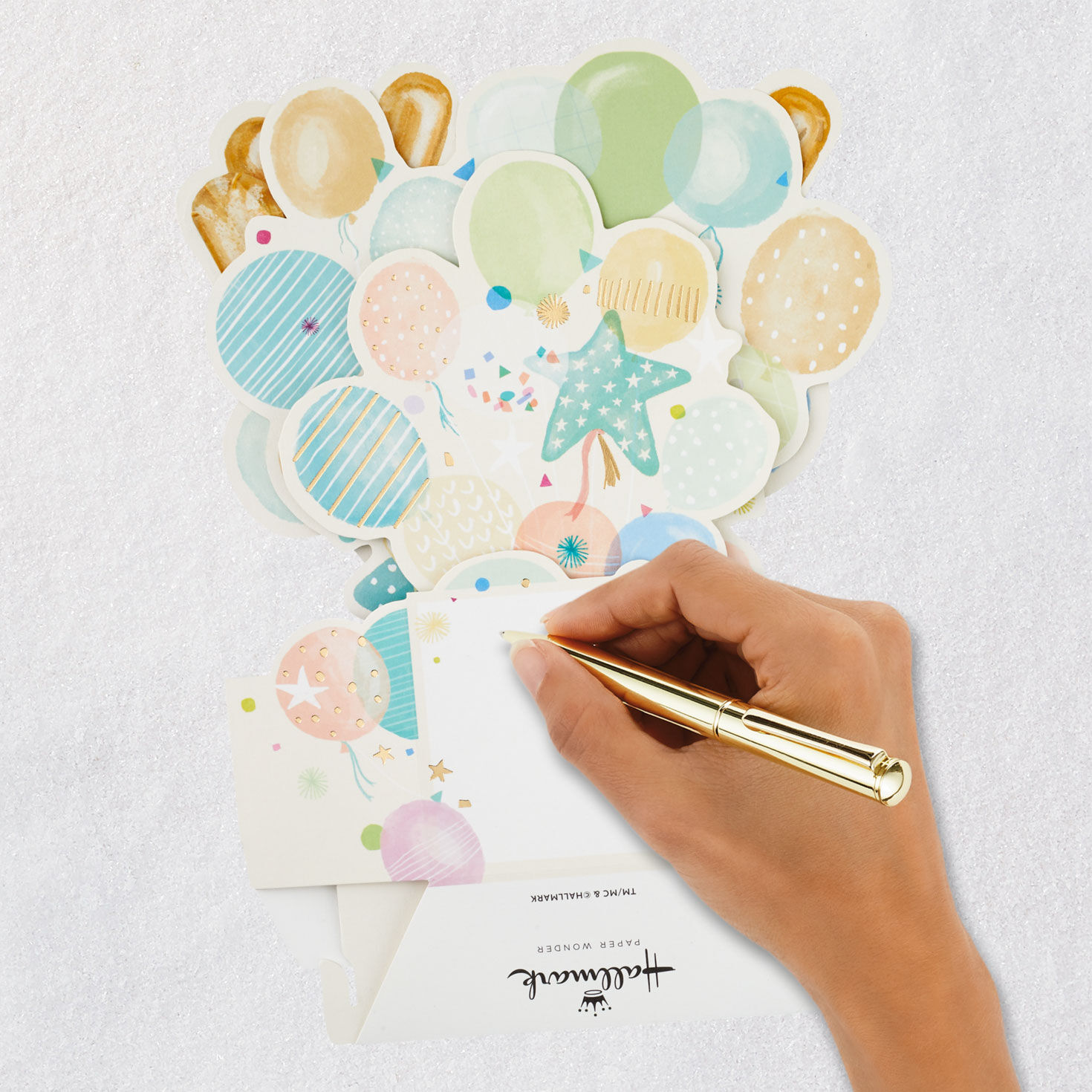 Yay Balloons 3D Pop-Up Congratulations Card, , large image number 5