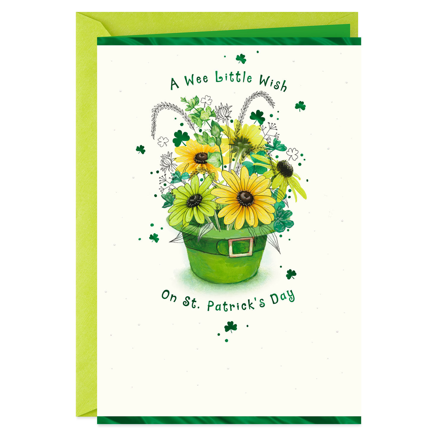 Patrick's Day Greeting Card Unused Tulips Details about   New Thinking of you on St 