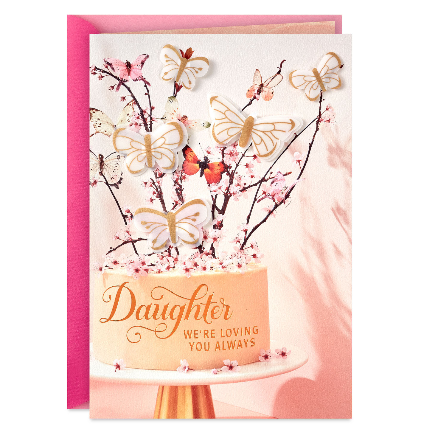 Always Loving You Birthday Card for Daughter from Us