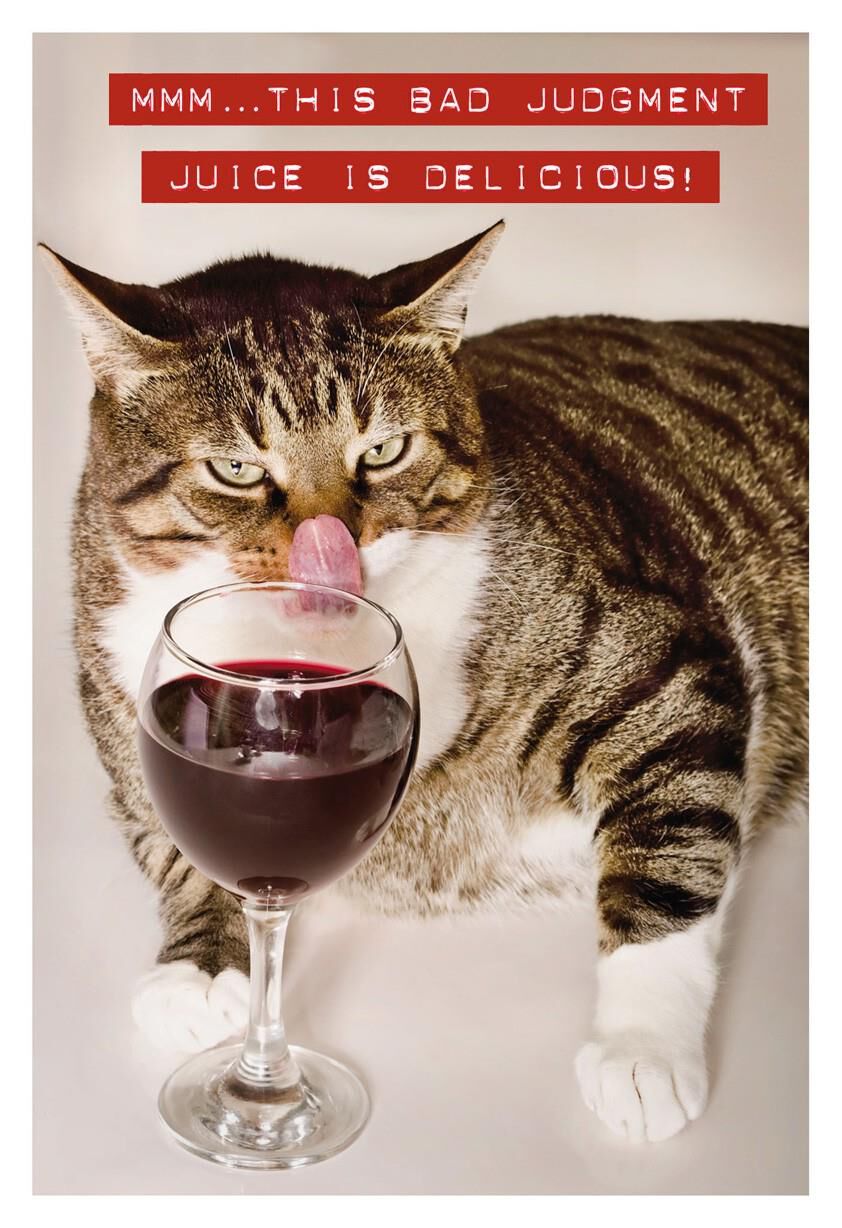 Bad Judgment Juice Birthday Card