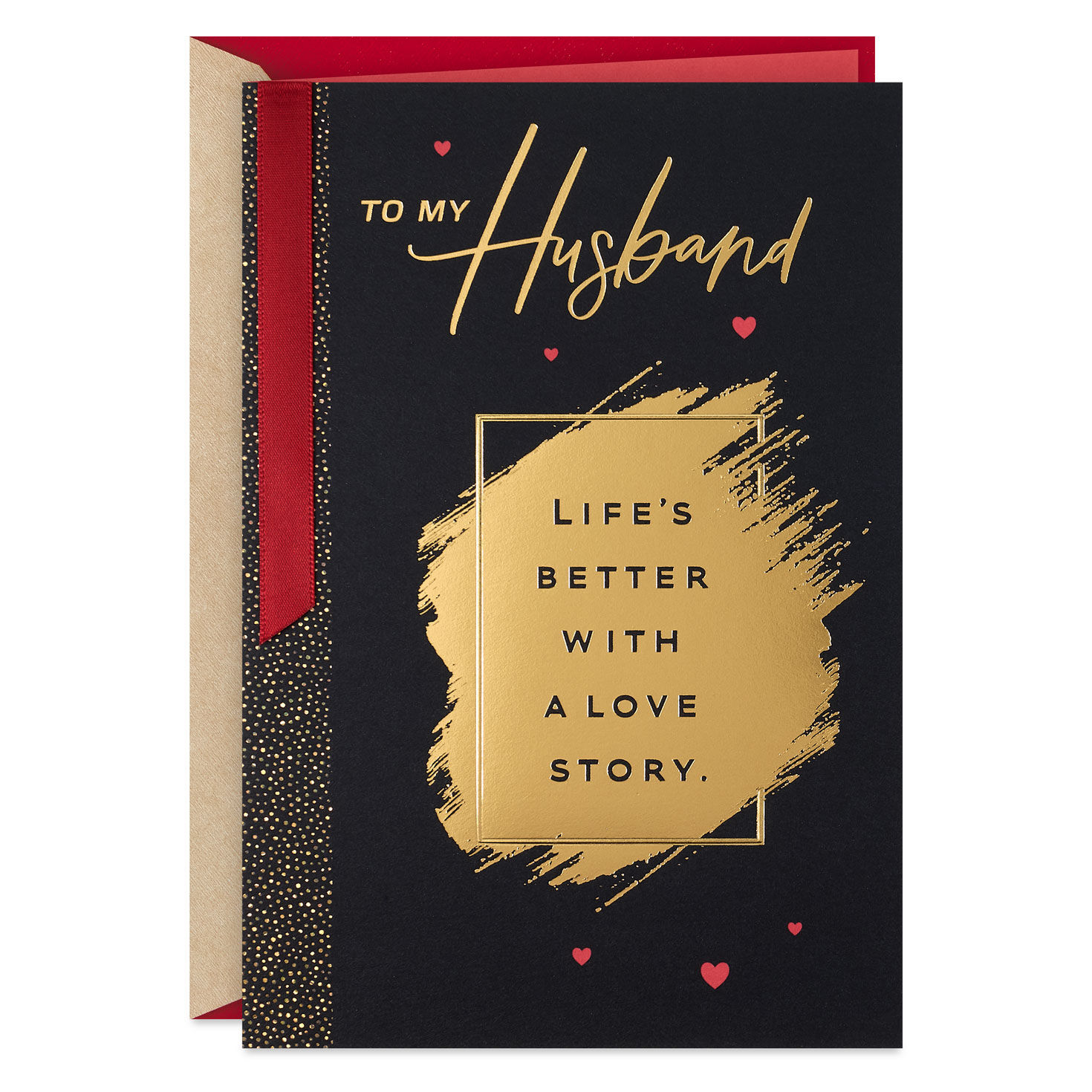 Life's Better With a Love Story Valentine's Day Card for Husband