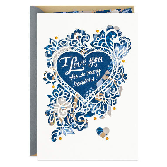 I Love You for So Many Reasons Anniversary Card, , large image number 1