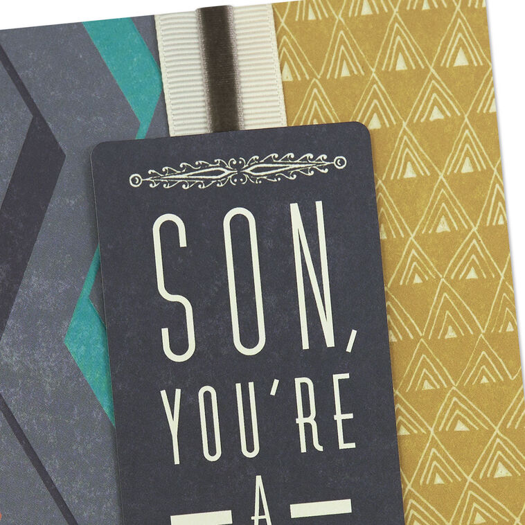 Good Man, Great Son Birthday Card for Son, , large image number 5