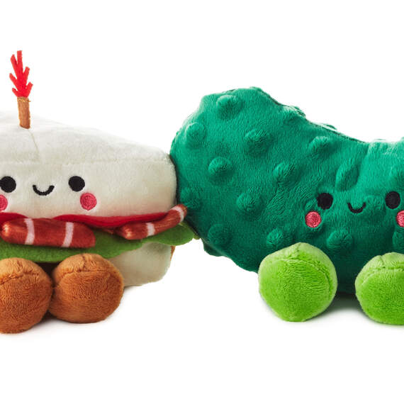 Better Together BLT and Pickle Magnetic Plush Pair, 4", , large image number 4