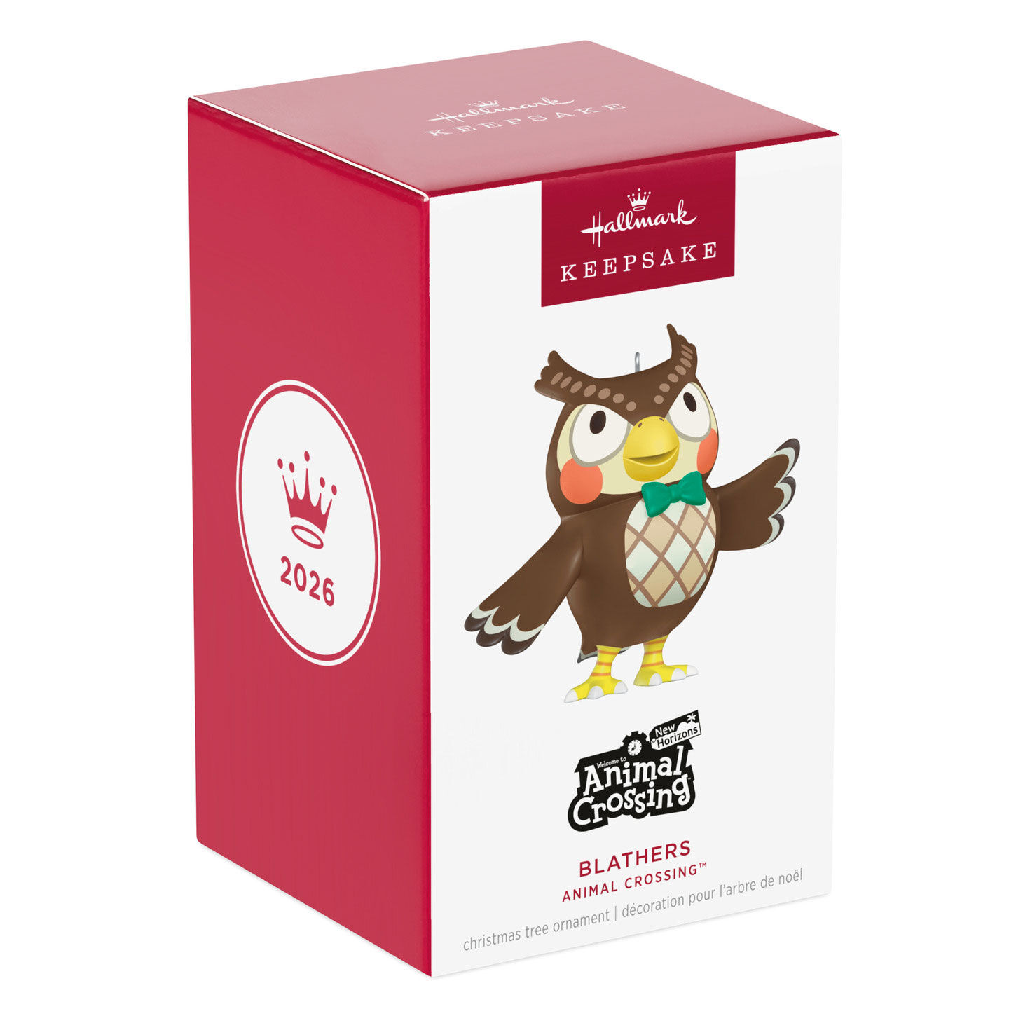 Animal Crossing Owl Keepsake Ornament Package Front image number 7