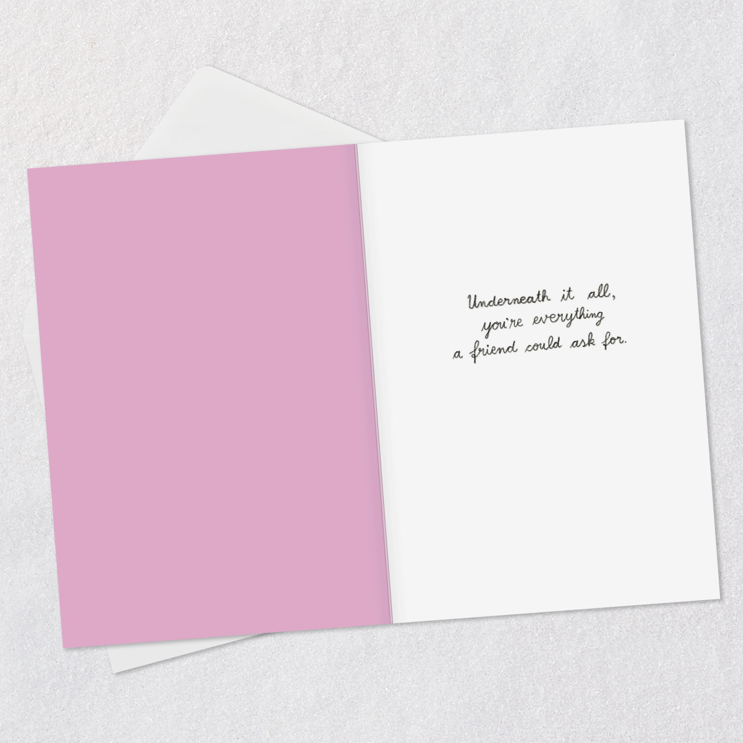 Bras Funny Friendship Card for Her Open card with envelope image number 3