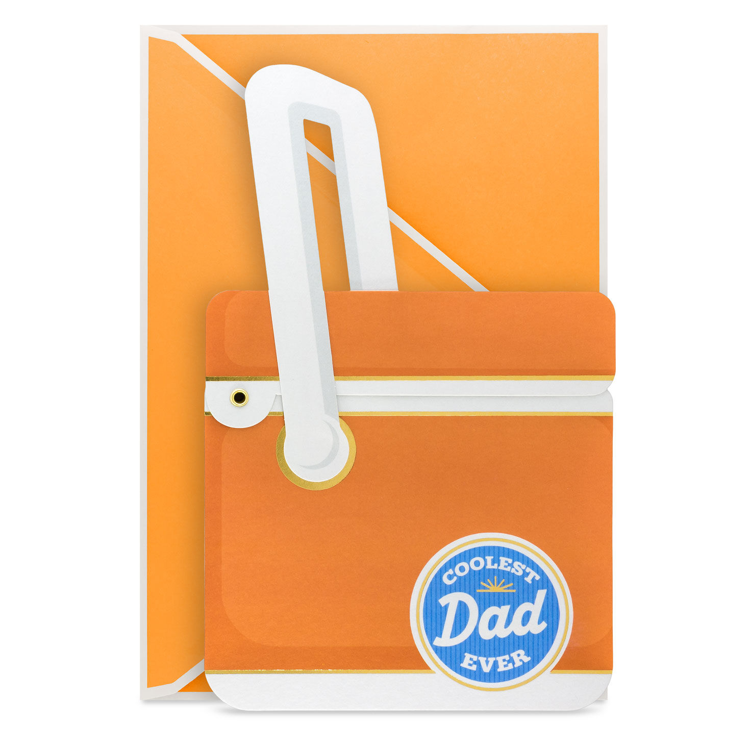 Coolest Dad Ever Paper Craft Father's Day Card with Mini Card