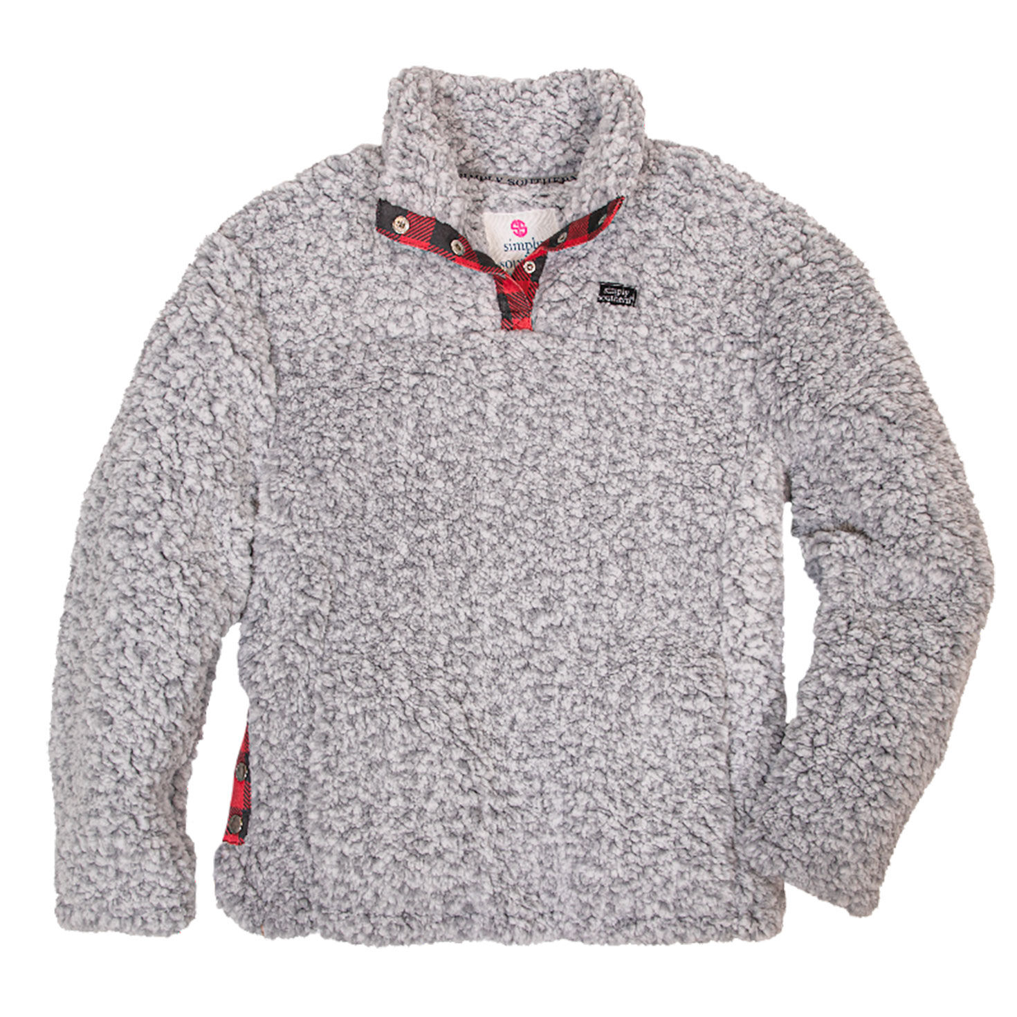 simply southern grey pullover