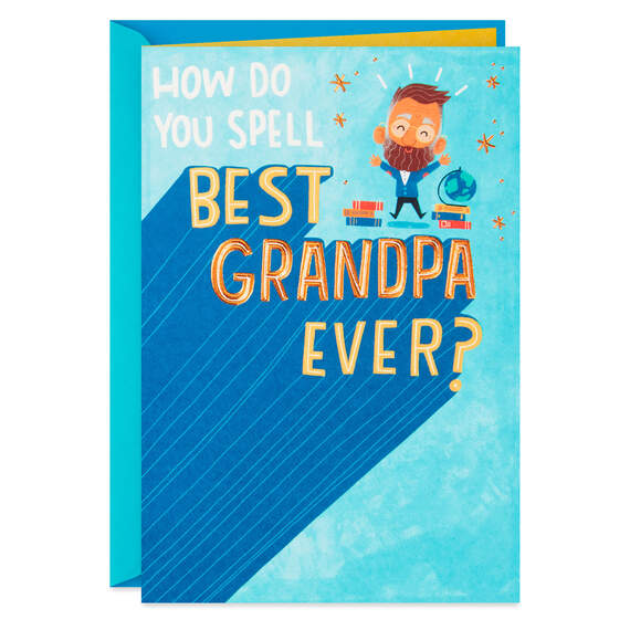 Best Grandpa Ever Father's Day Card, , large image number 1