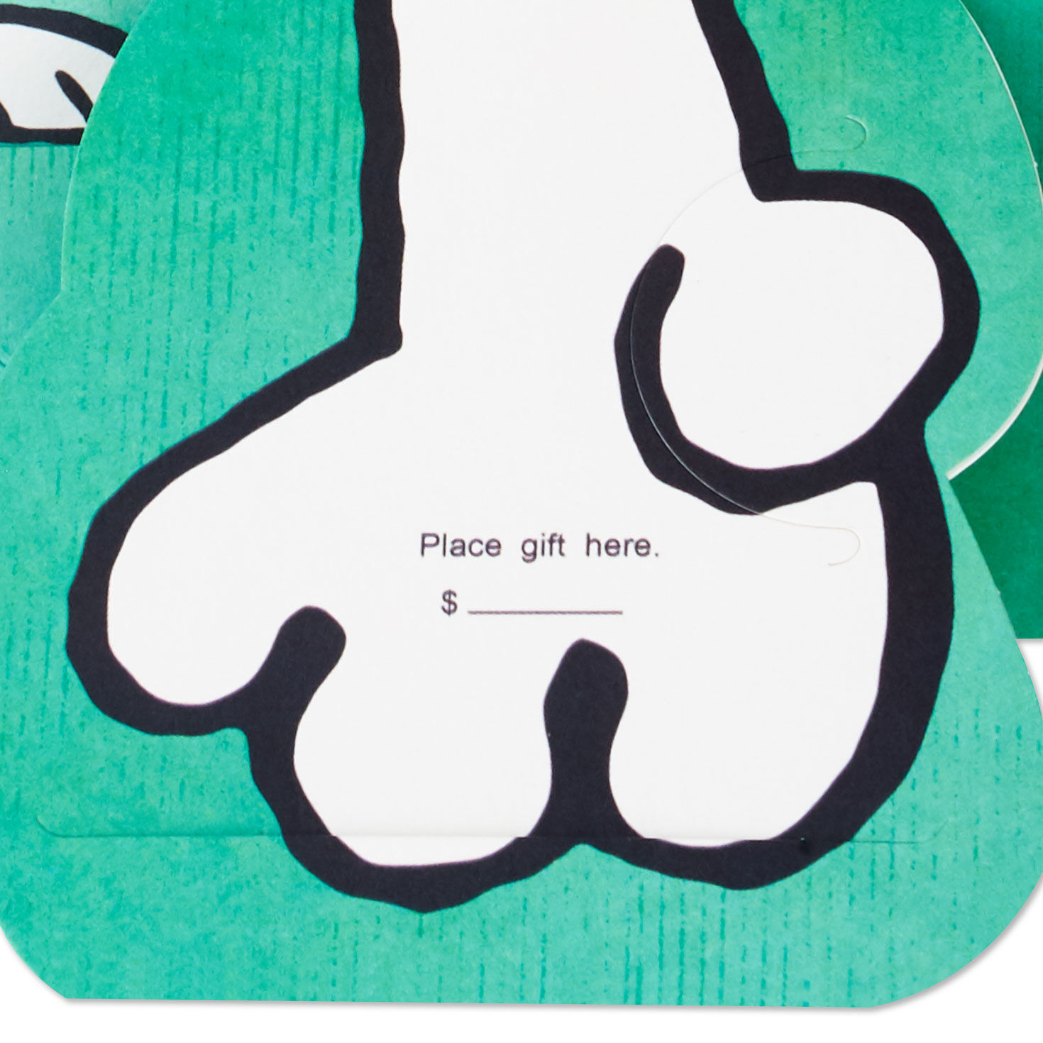 Snoopy and Woodstock Holiday Gift Card Holder sentiment image number 4