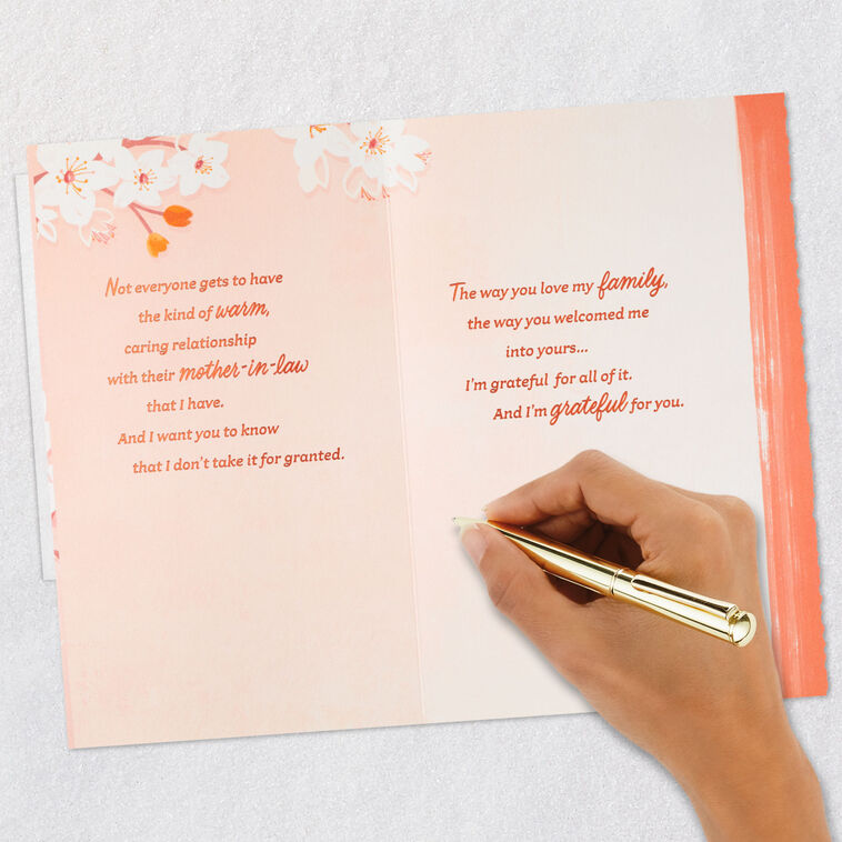 Grateful for You Birthday Card for Mother-in-Law, , large image number 7