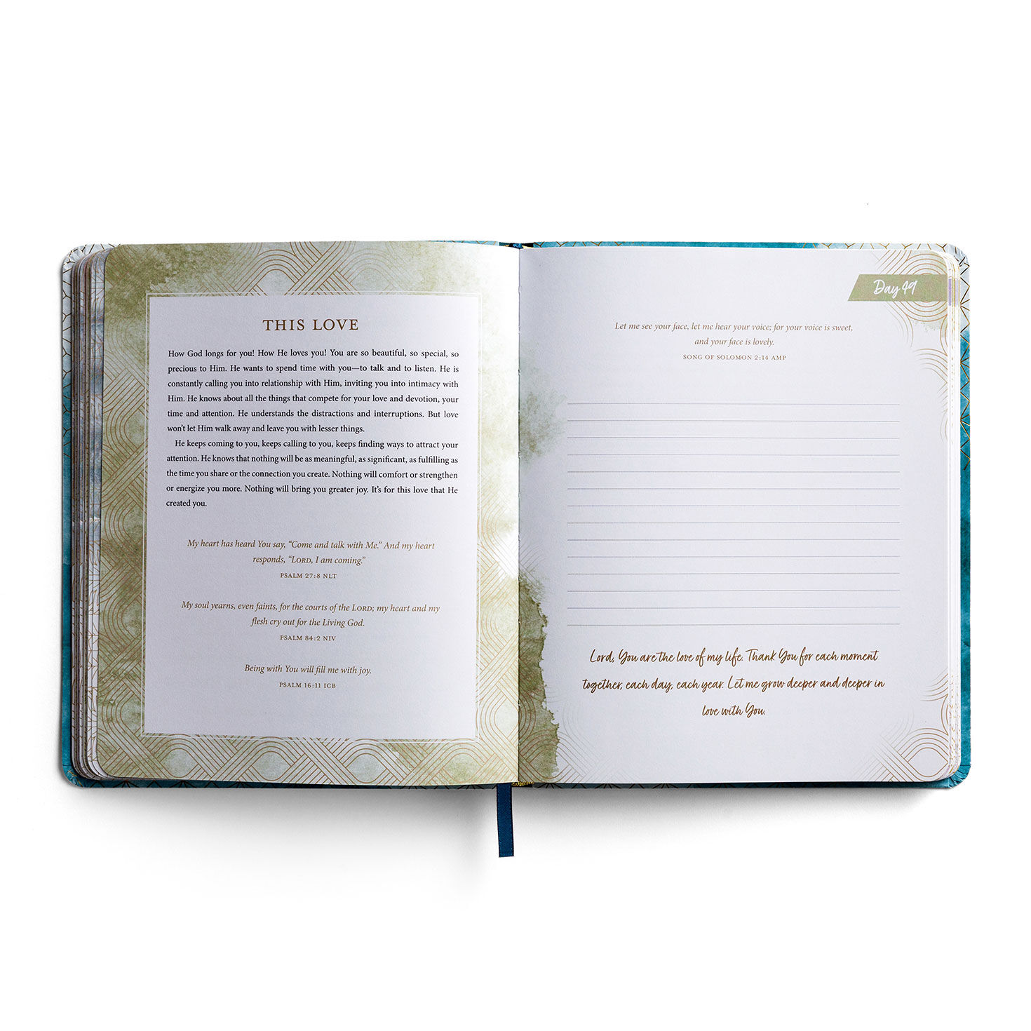 100 Days of Hope & Encouragement Devotional Journal inside spread image number 4