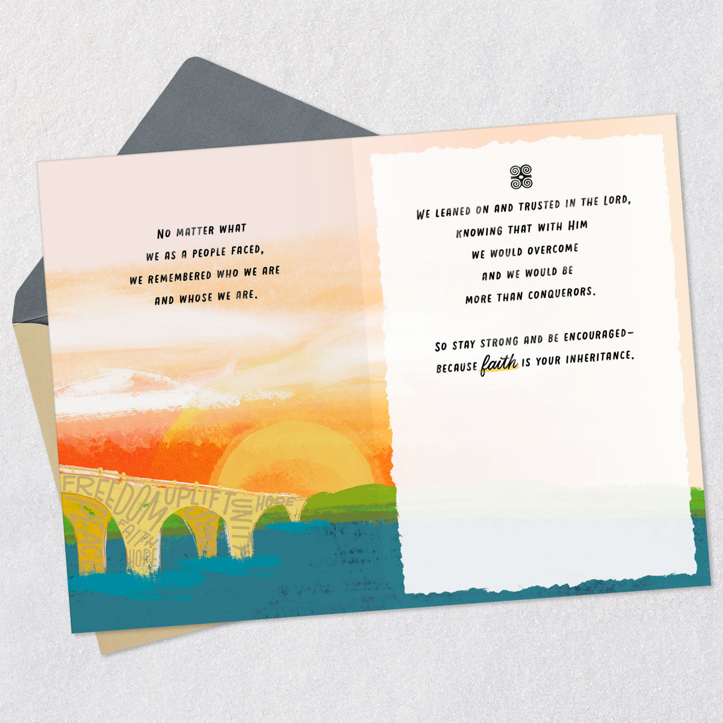 Bridge With Words Religious Support Card  image number 4