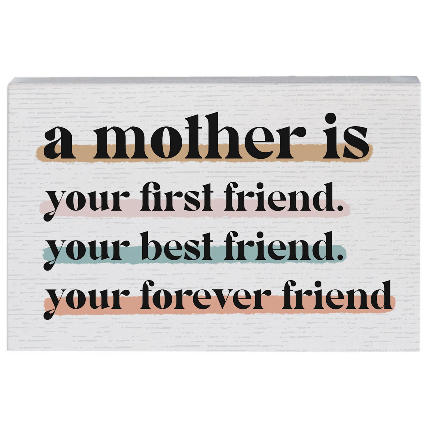 Sincere Surroundings A Mother Is... Wood Block Quote Sign