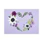 Floral Heart Wreath on Lavender Blank Thank You Notes, Pack of 10, , large image number 2