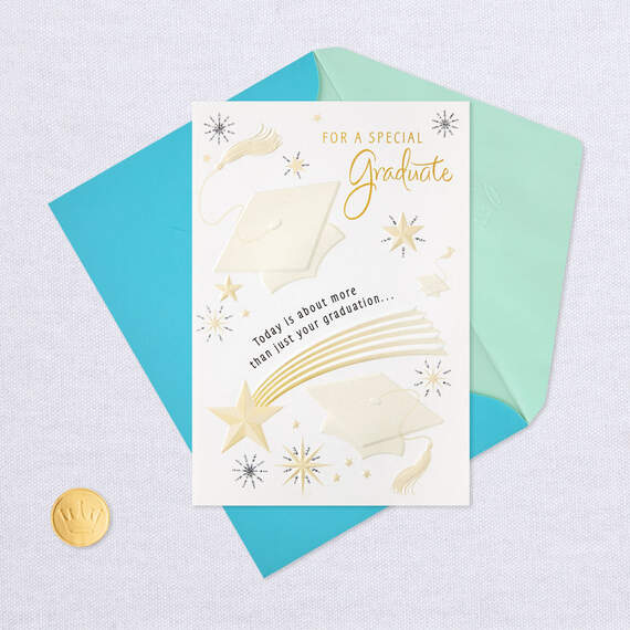 A Wish for a Happy Day Graduation Card, , large image number 5