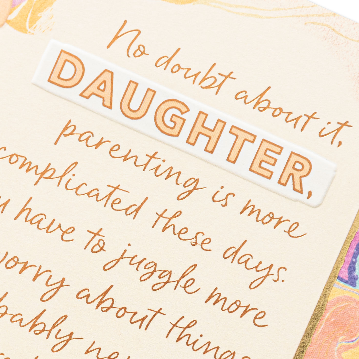 You Juggle It All With Grace and Love Mother's Day Card for Daughter, , large image number 5