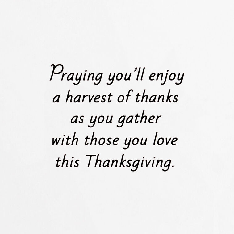 Fall Foliage Bouquet Religious Thanksgiving Cards, Pack of 6, , large image number 3