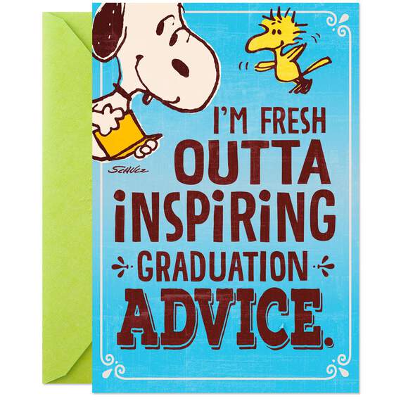 Peanuts® Enthusiastic Wishes Graduation Card, , large image number 3