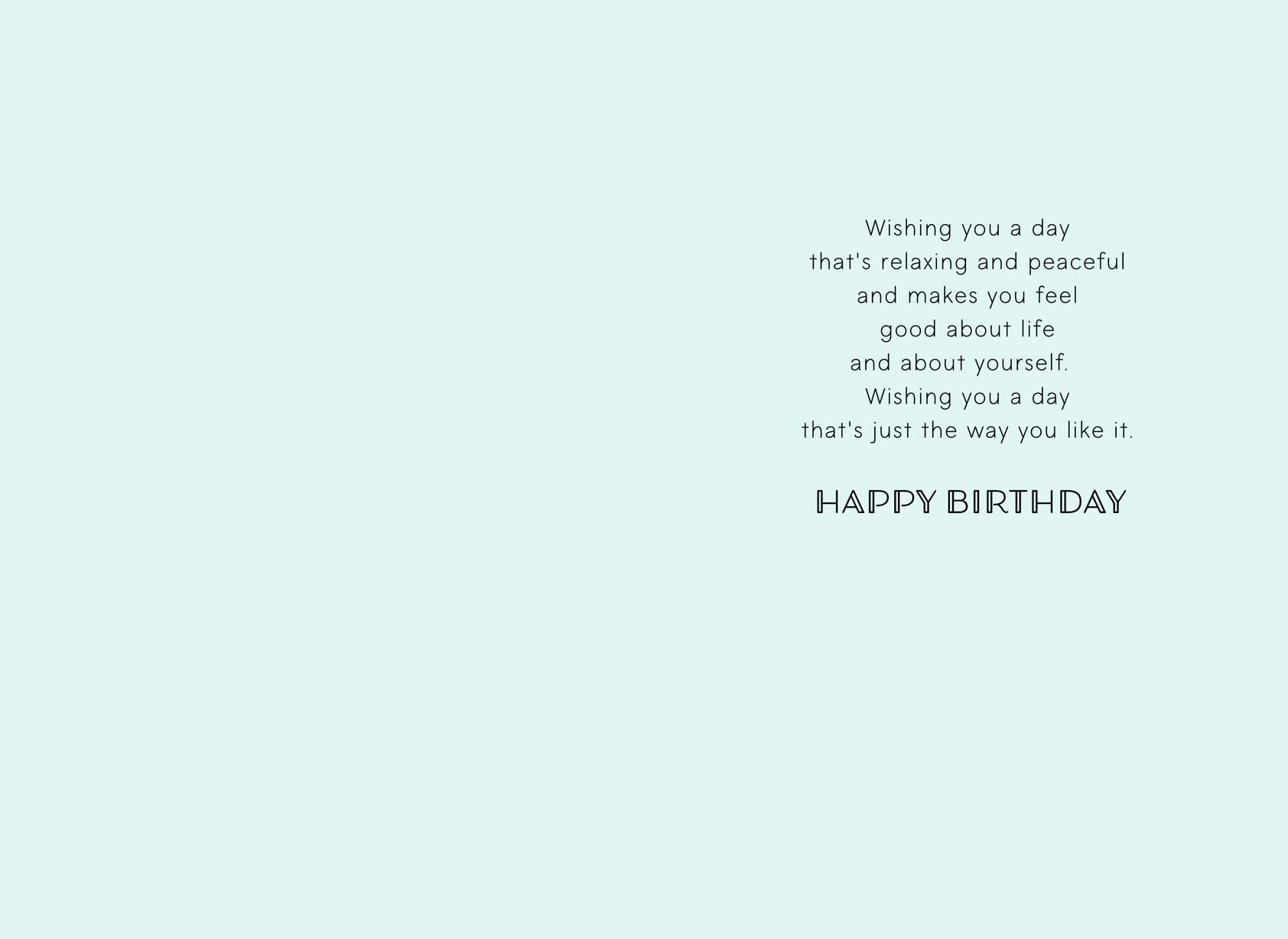 This Is Your Day With Foil Birthday Card