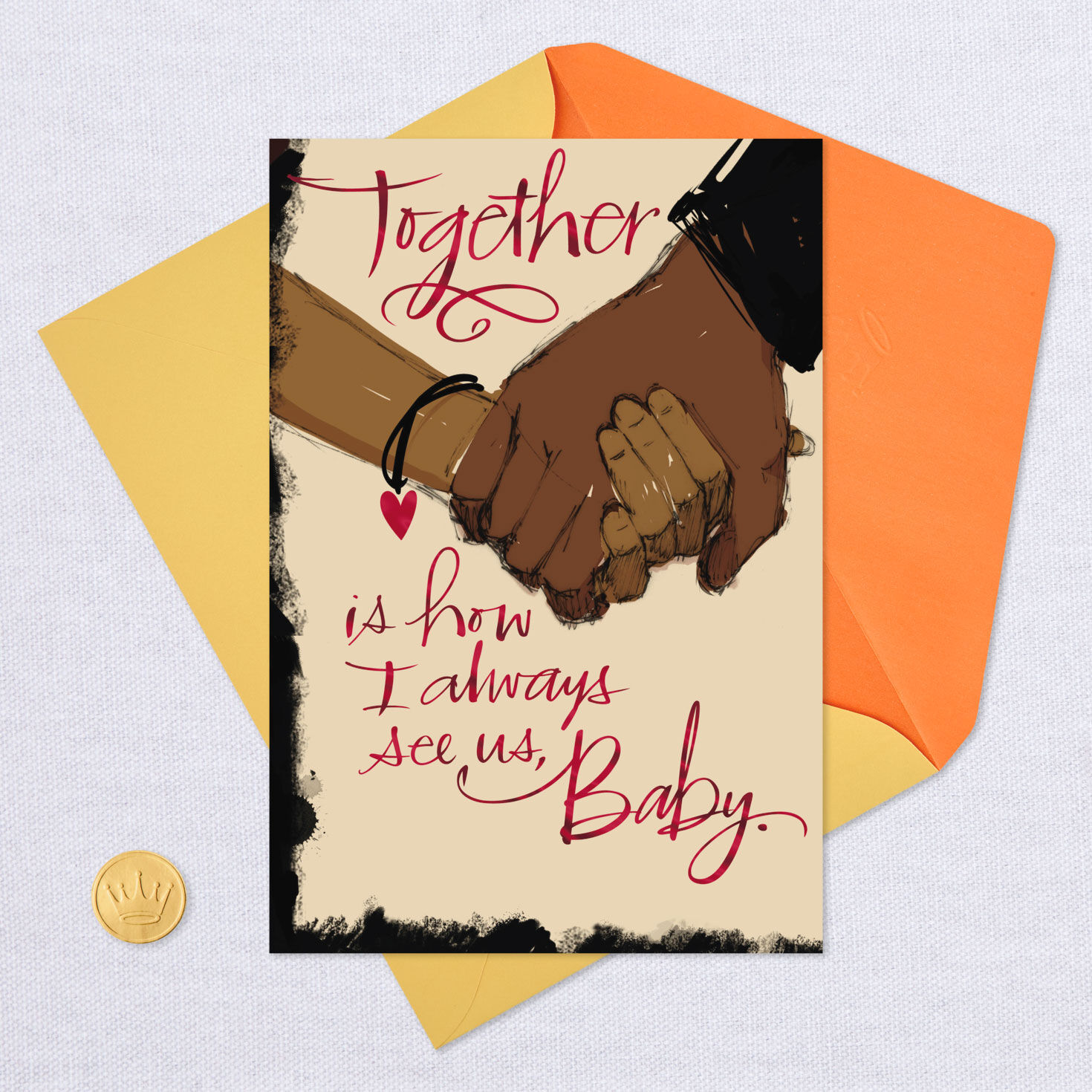 Always Together, Baby Romantic Love Card, , large image number 5