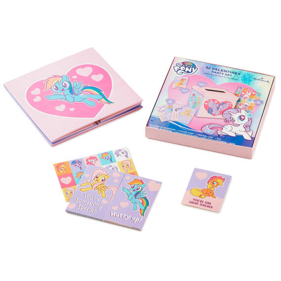 Hasbro® My Little Pony™ Kids Classroom Valentines Kit With Cards, Stickers and Mailbox, , large image number 6