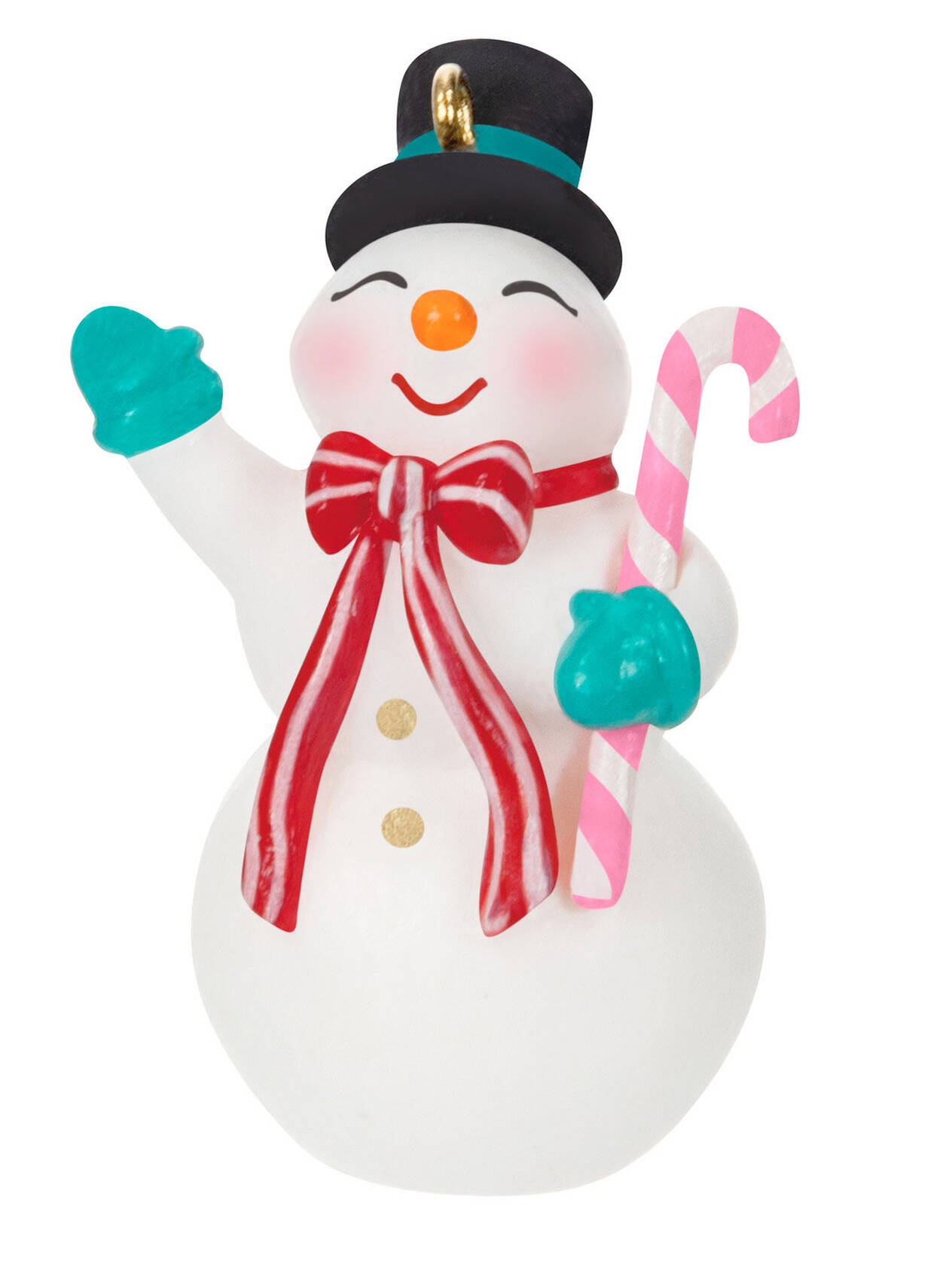 Mini Nostalgic Snowman Ornament, 1.45"
