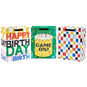 13" Bold Celebration 3-Pack Assorted Large Birthday Gift Bag Bundle, , large image number 1