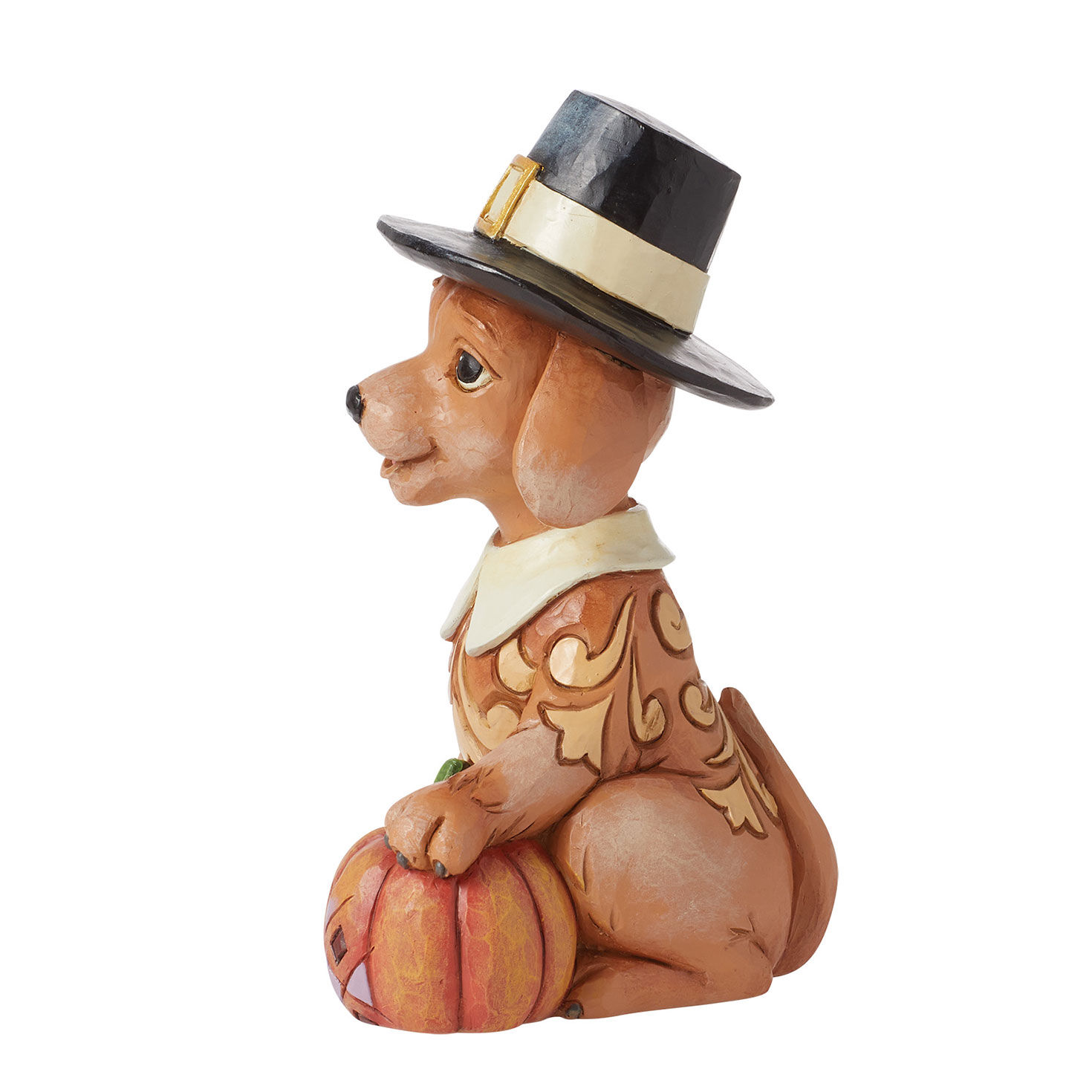 Jim Shore Heartwood Creek Dog With Pilgrim Hat Figurine, 4.7", , large image number 3