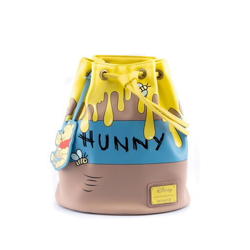Loungefly Disney Winnie the Pooh Honeypot Convertible Backpack Purse, 