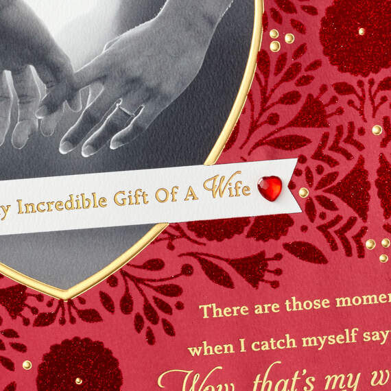 Incredible Gift Religious Valentine's Day Card for Wife, , large image number 5