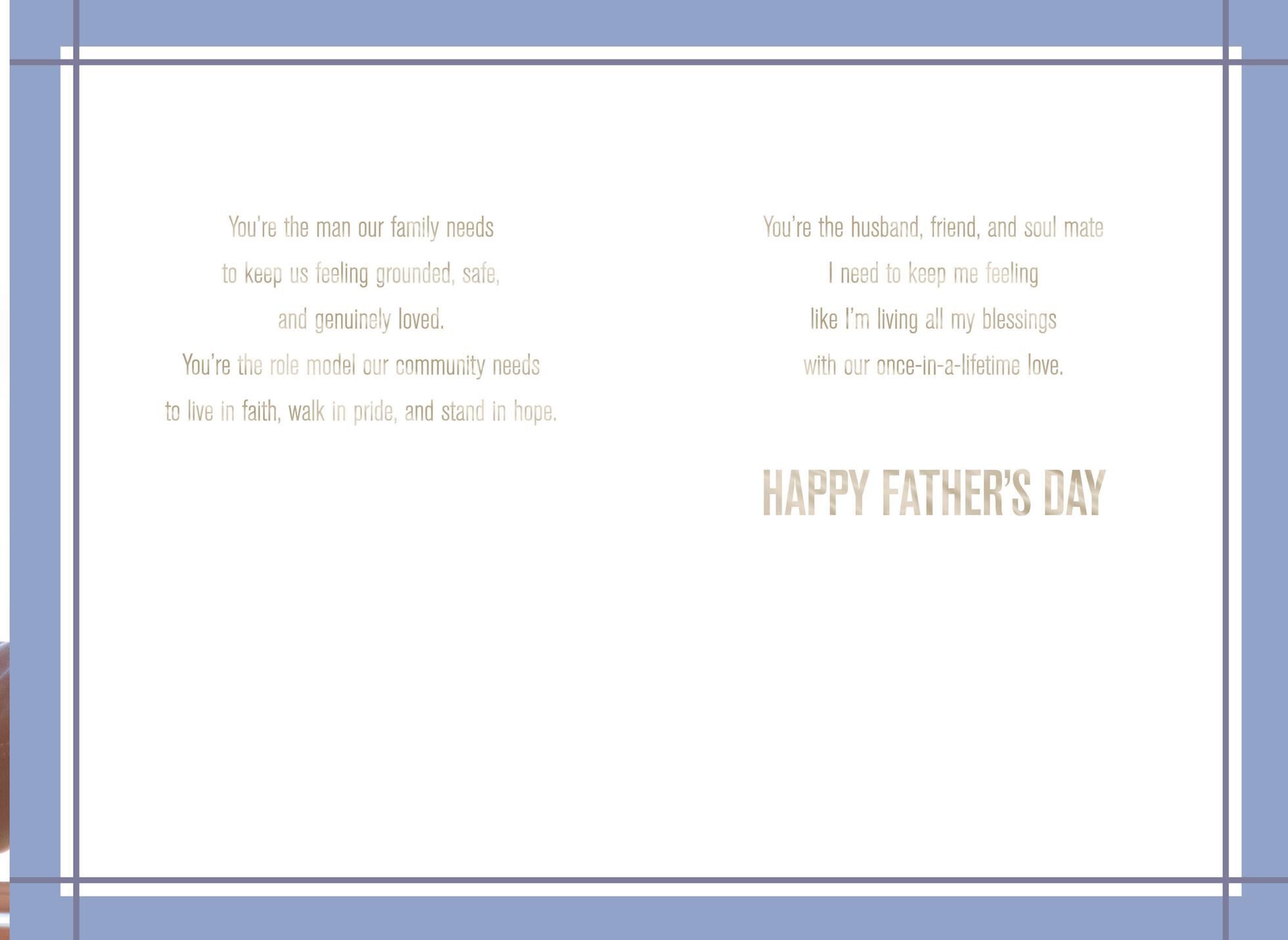 Such a Good Man Father's Day Card for Husband