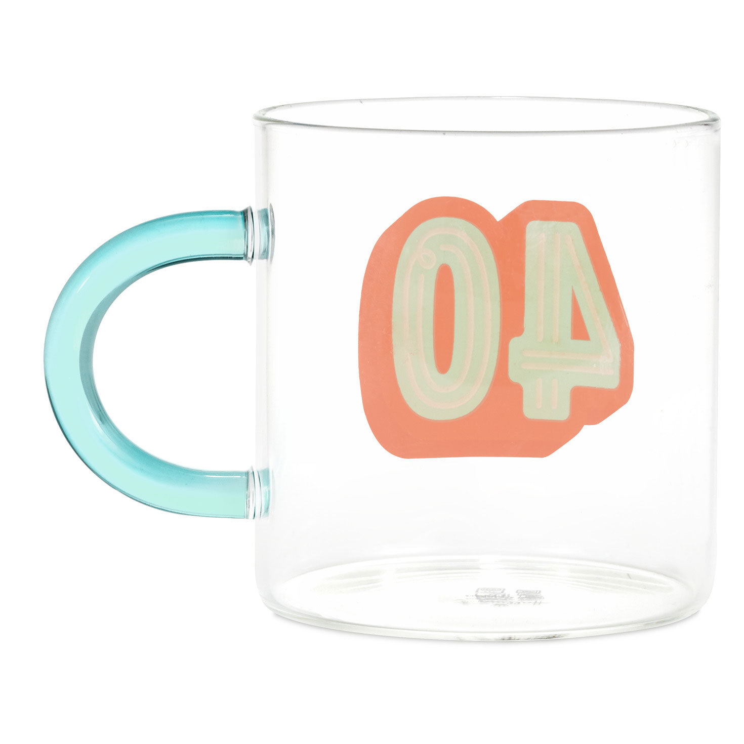 Glass 40th Birthday Mug, 17.5 oz., , large image number 2