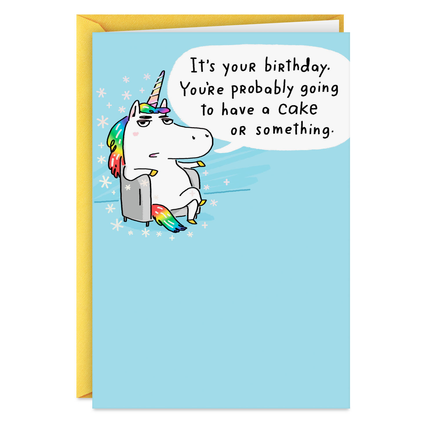 Fine, I'll Have Some Cake Funny Birthday Card - Greeting Cards | Hallmark