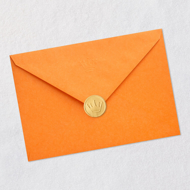 Crystal Ball and Black Cat Halloween Card Envelope Back with Seal image number 8