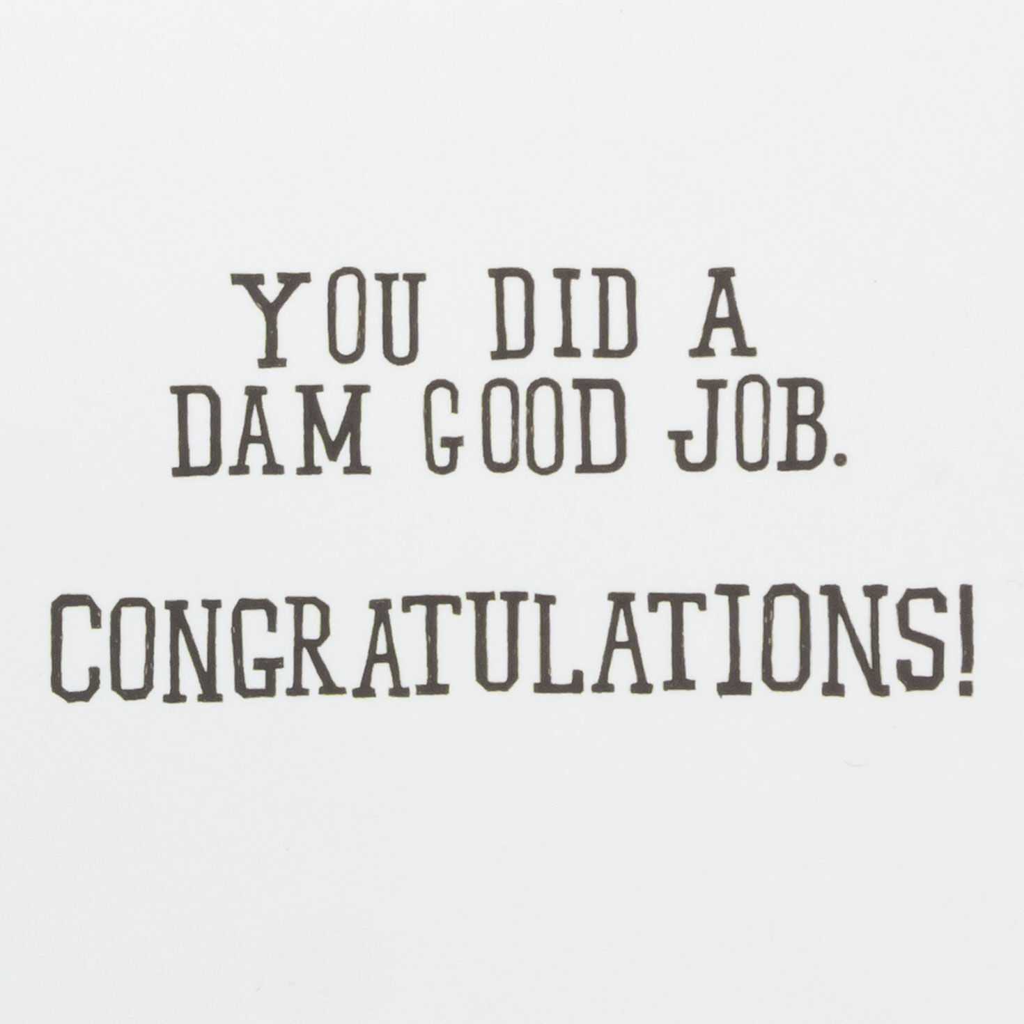 Beaver With Googly Eye Graduation Card sentiment image number 2