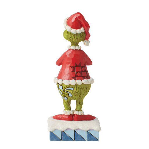 Jim Shore Dr. Seuss Mean Grinch Posing Figurine, 6.5", 